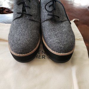 Eileen Fisher Tweed Platform Shoes